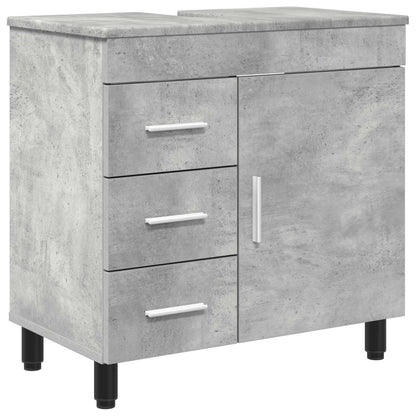 vidaXL Bathroom Vanity Unit Concrete Grey 60 x 35 x 60 cm