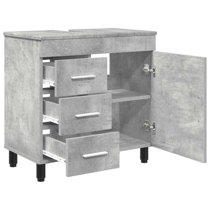 vidaXL Bathroom Vanity Unit Concrete Grey 60 x 35 x 60 cm