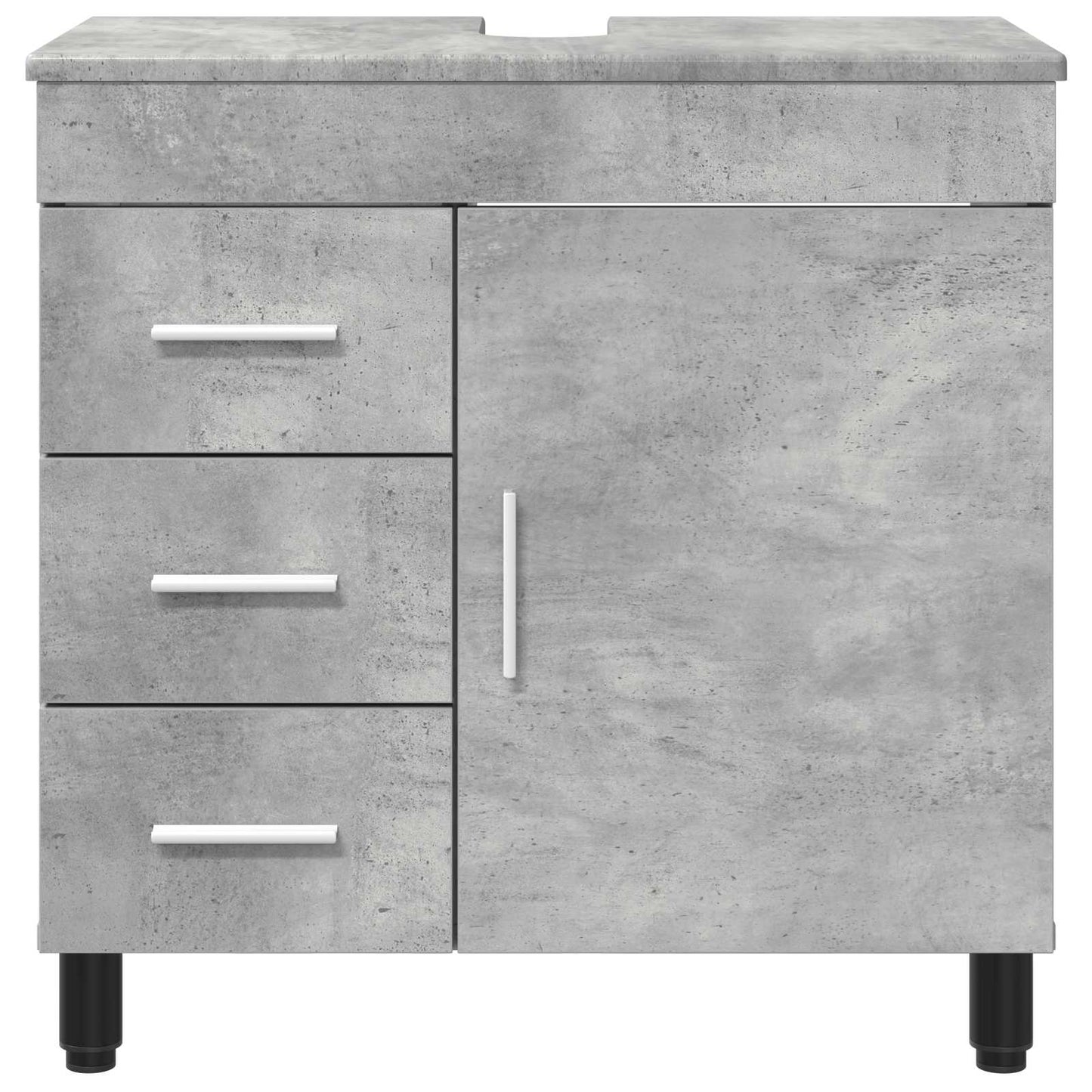 vidaXL Bathroom Vanity Unit Concrete Grey 60 x 35 x 60 cm