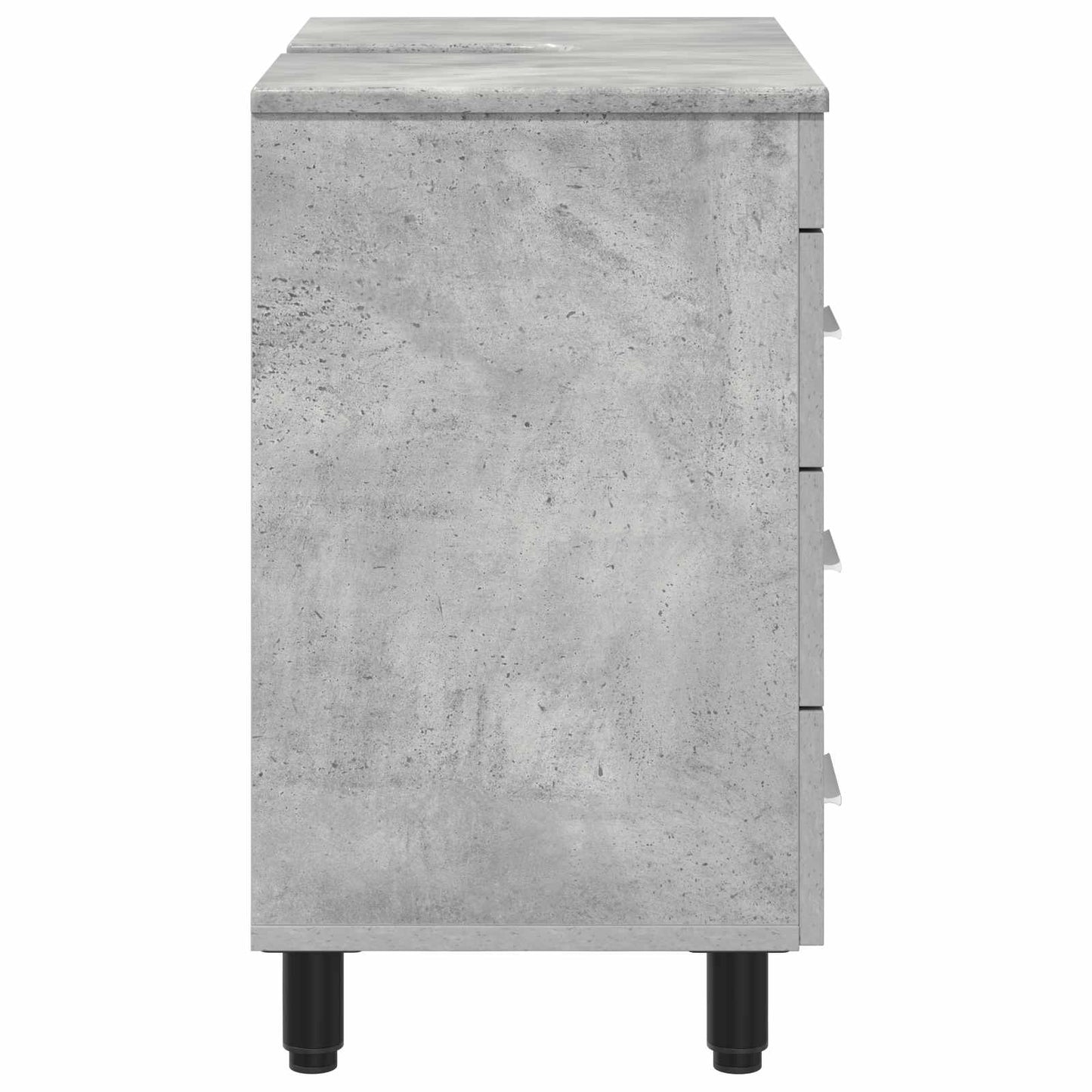 vidaXL Bathroom Vanity Unit Concrete Grey 60 x 35 x 60 cm