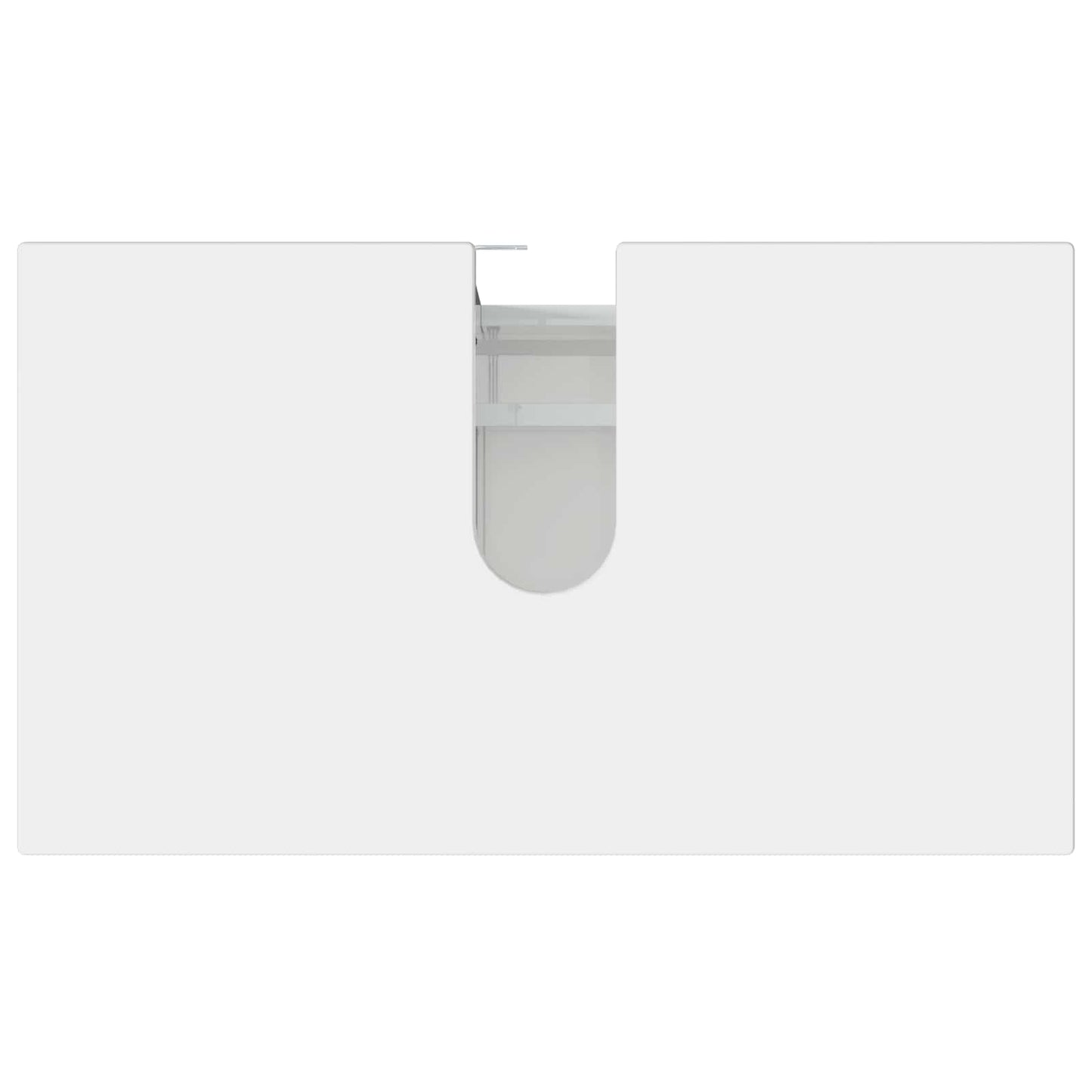 vidaXL Bathroom Vanity Unit High Gloss White 60 x 35 x 60 cm