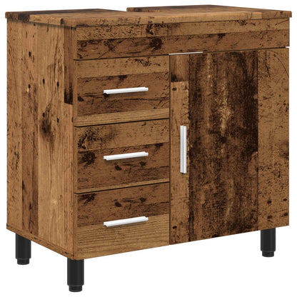 vidaXL Bathroom Vanity Unit Old Wood 60 x 35 x 60 cm Engineered Wood
