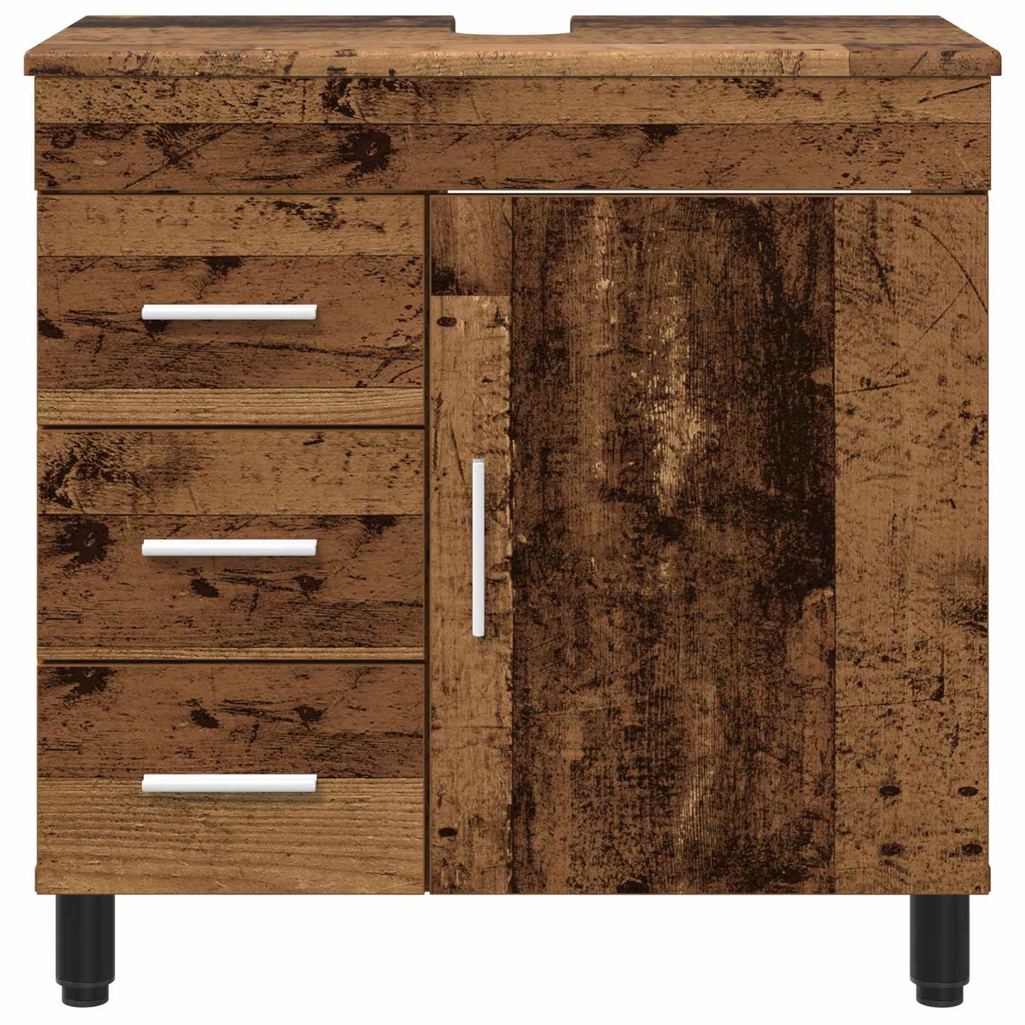 vidaXL Bathroom Vanity Unit Old Wood 60 x 35 x 60 cm Engineered Wood