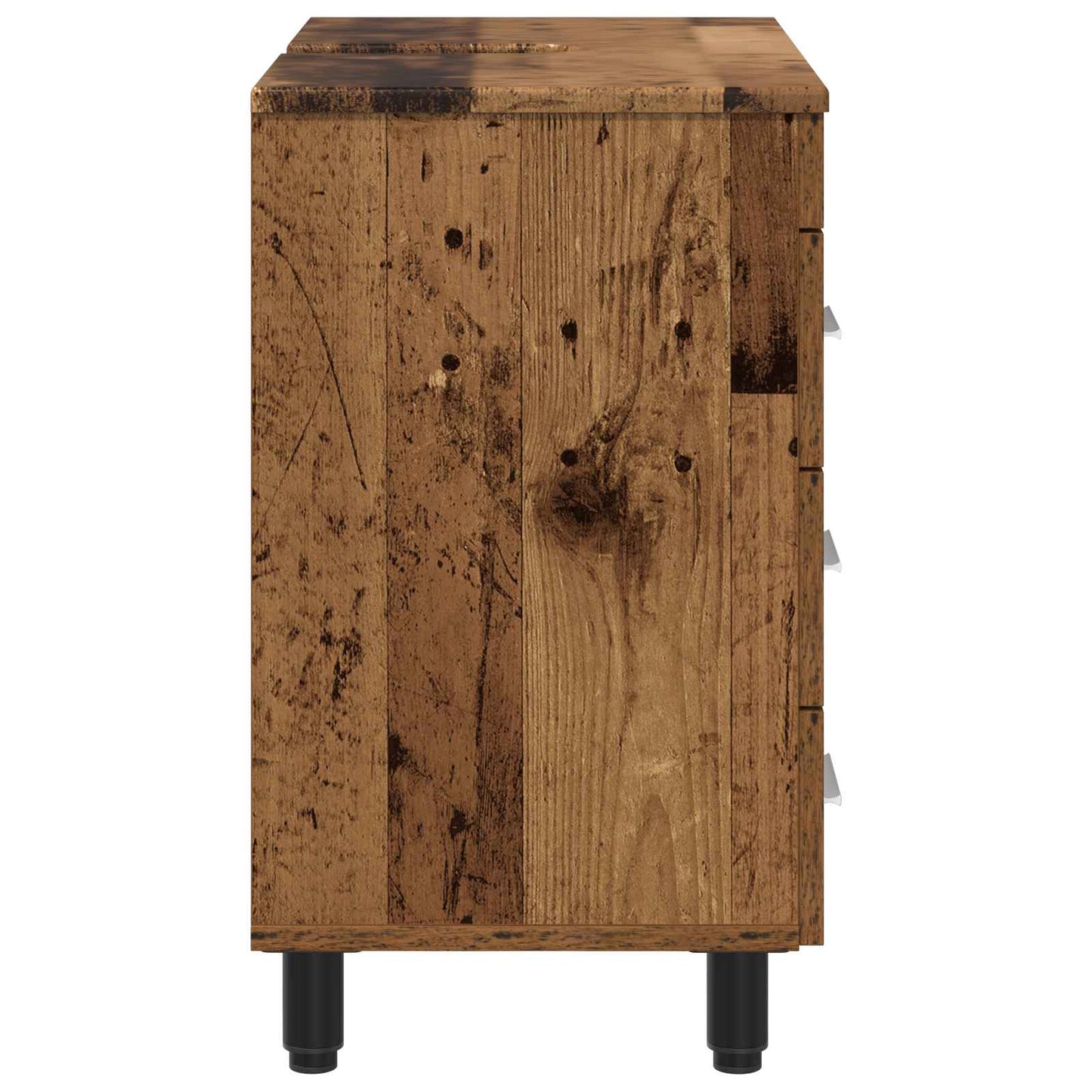 vidaXL Bathroom Vanity Unit Old Wood 60 x 35 x 60 cm Engineered Wood