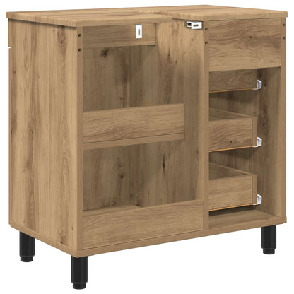 vidaXL Bathroom Vanity Unit Artisan Oak 60 x 35 x 60 cm