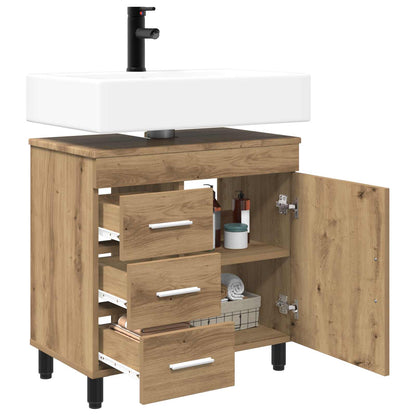 vidaXL Bathroom Vanity Unit Artisan Oak 60 x 35 x 60 cm