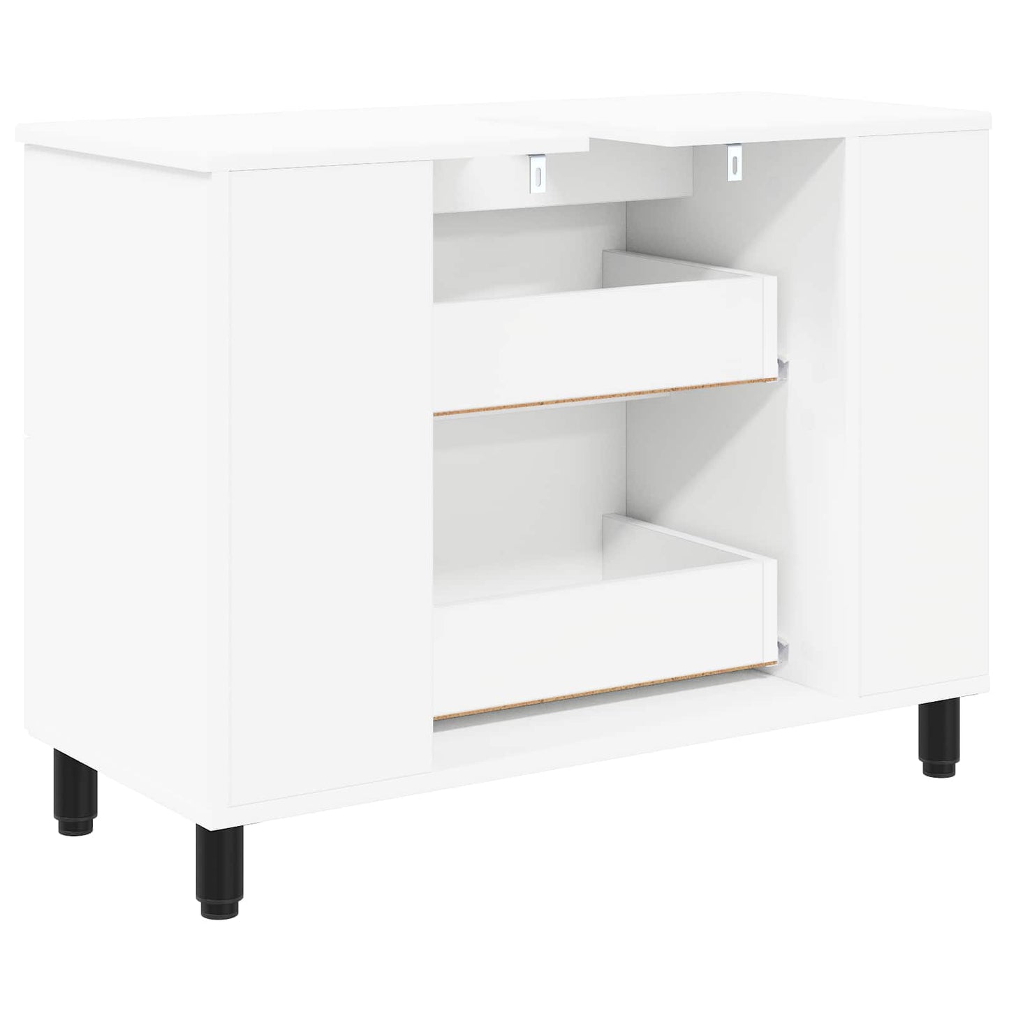 vidaXL Bathroom Vanity Unit White 80 x 35 x 60 cm Engineered Wood