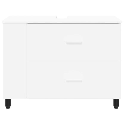 vidaXL Bathroom Vanity Unit White 80 x 35 x 60 cm Engineered Wood