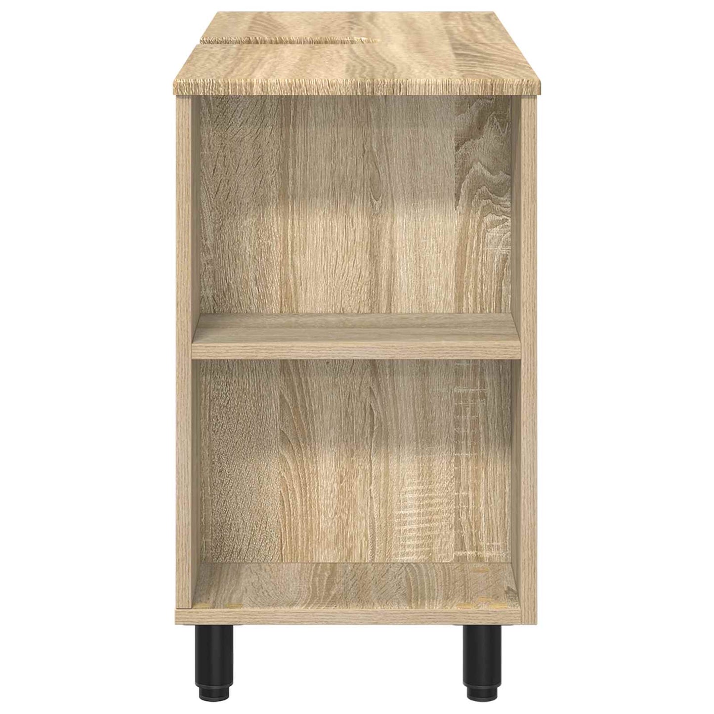 vidaXL Bathroom Vanity Unit Sonoma Oak 80 x 35 x 60 cm Engineered Wood