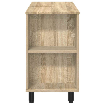 vidaXL Bathroom Vanity Unit Sonoma Oak 80 x 35 x 60 cm Engineered Wood