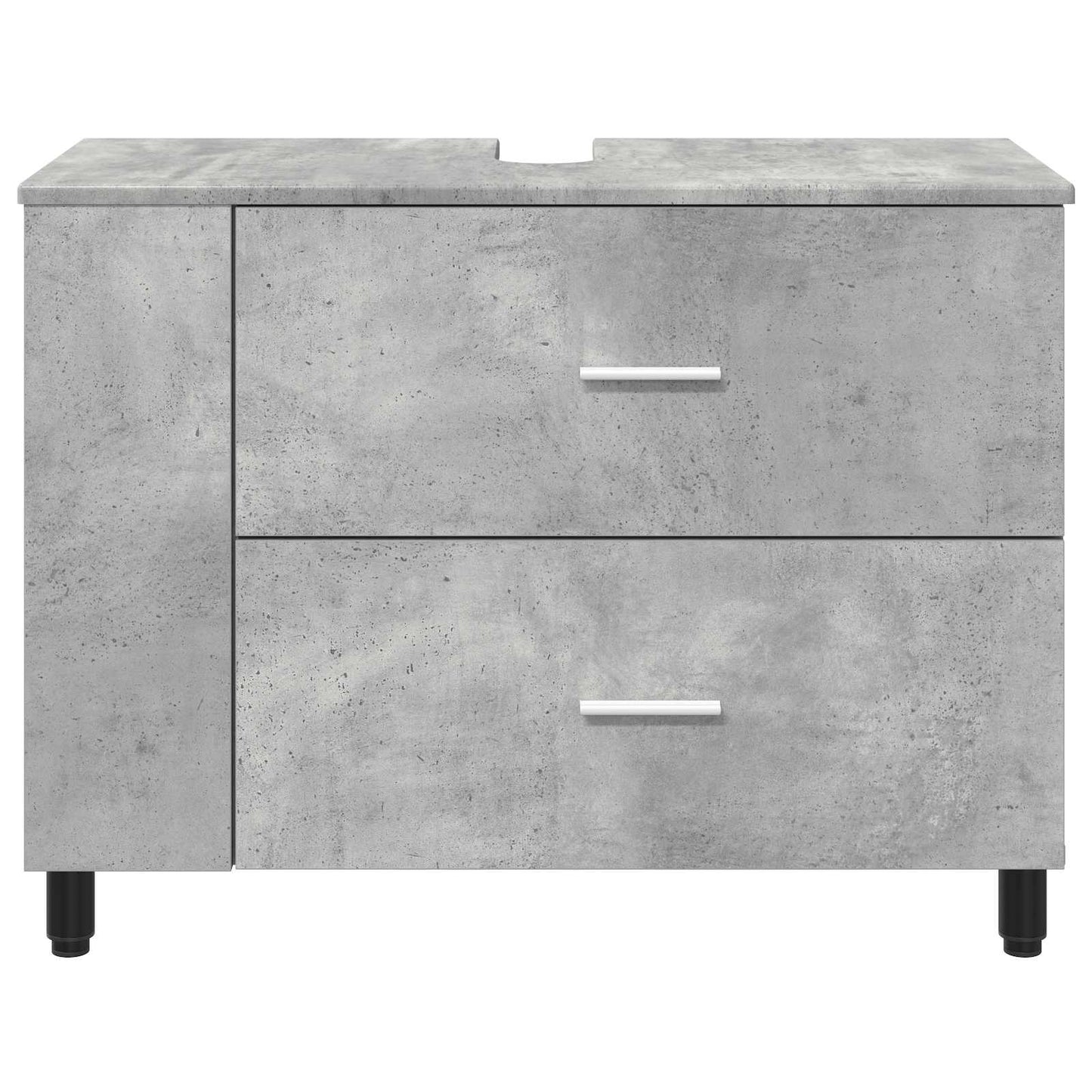 vidaXL Bathroom Vanity Unit Concrete Grey 80 x 35 x 60 cm