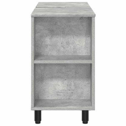 vidaXL Bathroom Vanity Unit Concrete Grey 80 x 35 x 60 cm
