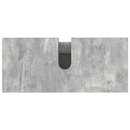 vidaXL Bathroom Vanity Unit Concrete Grey 80 x 35 x 60 cm