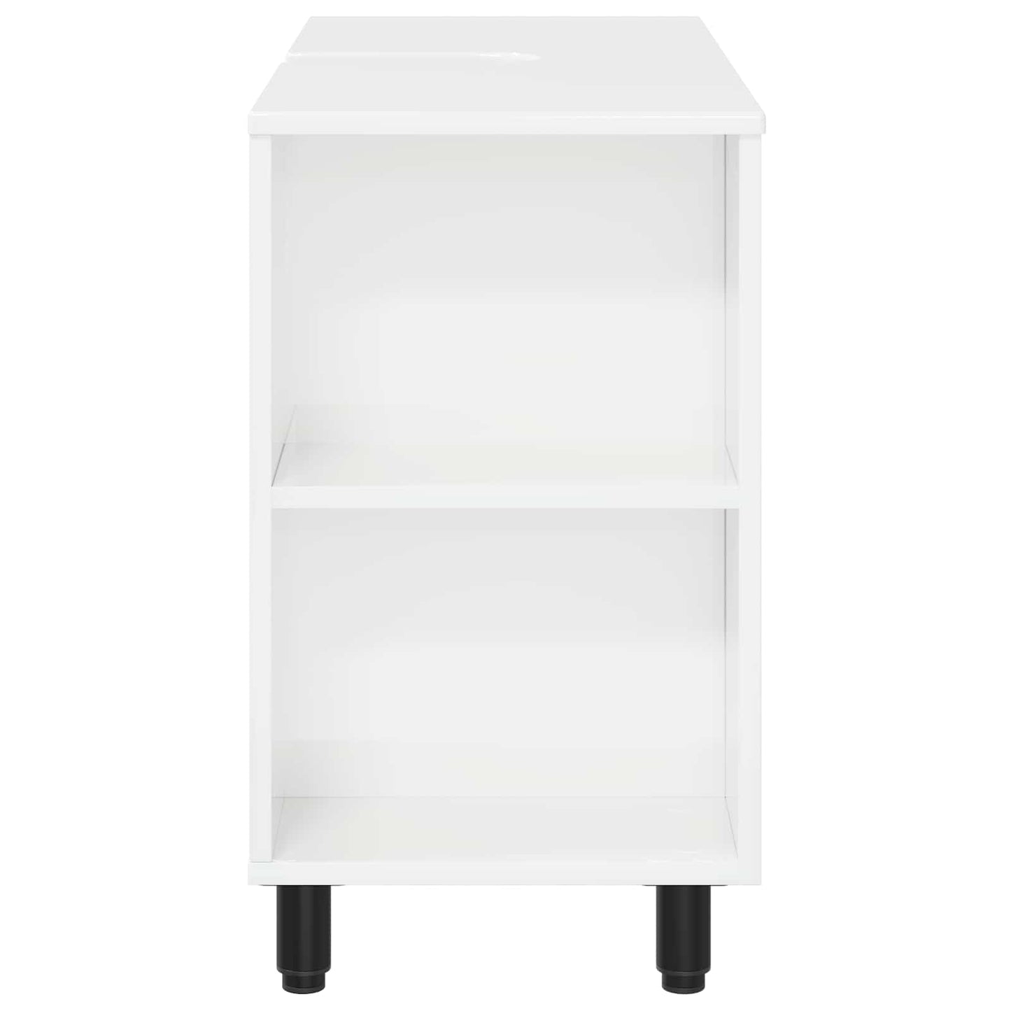 vidaXL Bathroom Vanity Unit High Gloss White 80 x 35 x 60 cm