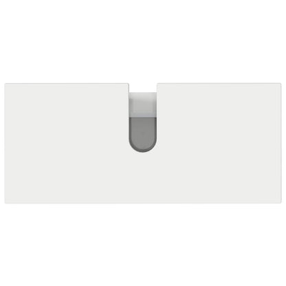 vidaXL Bathroom Vanity Unit High Gloss White 80 x 35 x 60 cm