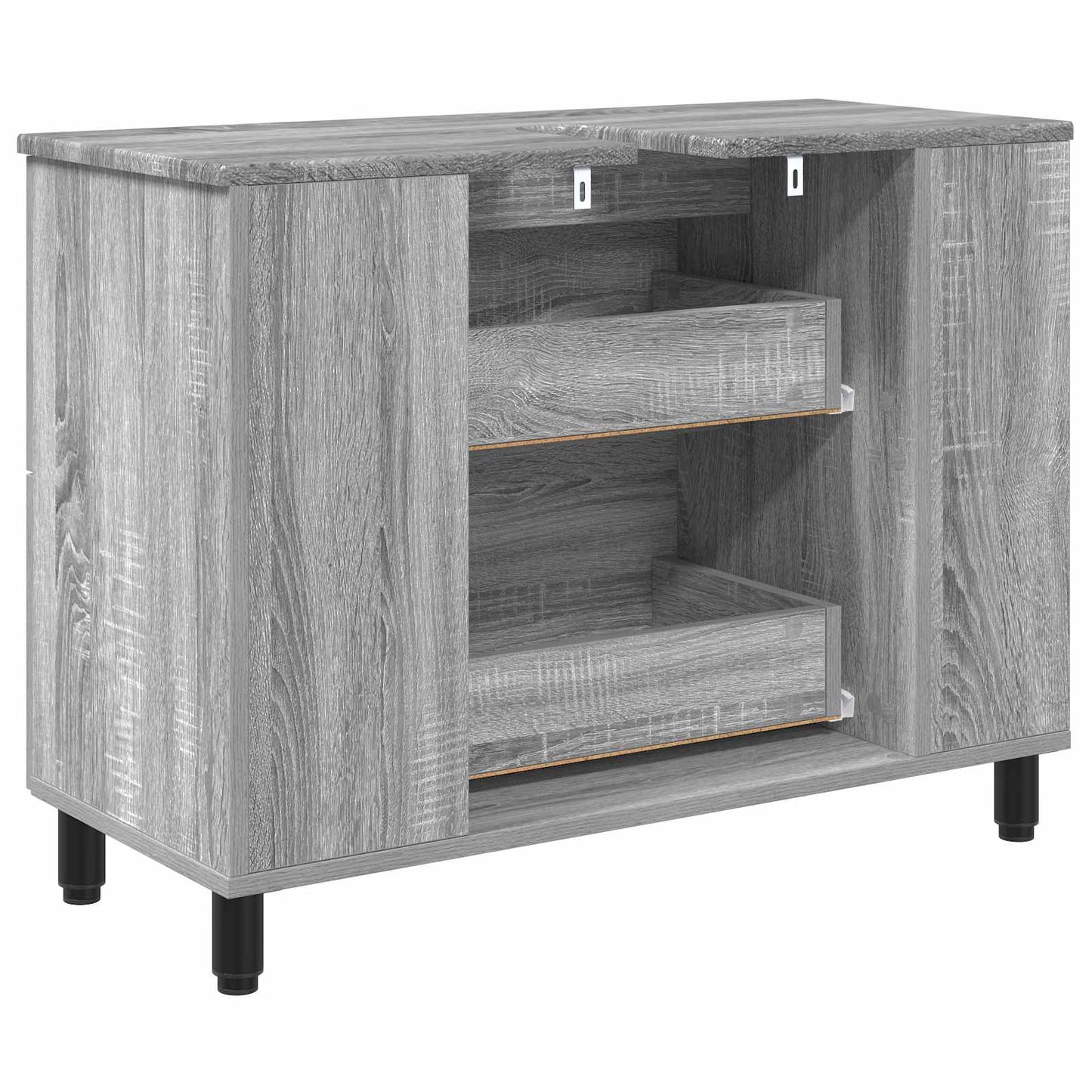 vidaXL Bathroom Vanity Unit Grey Sonoma 80 x 35 x 60 cm
