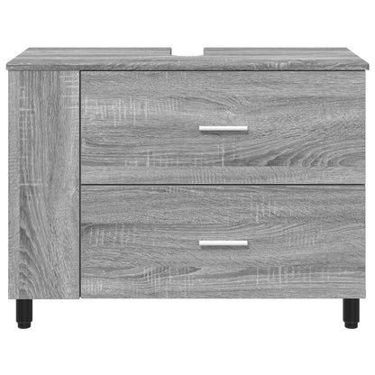 vidaXL Bathroom Vanity Unit Grey Sonoma 80 x 35 x 60 cm