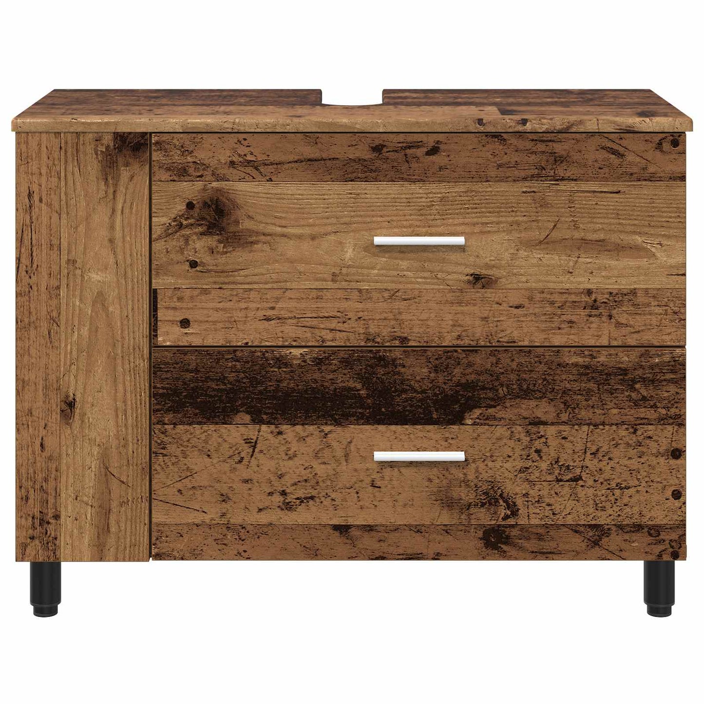 vidaXL Bathroom Vanity Unit Old Wood 80 x 35 x 60 cm Engineered Wood