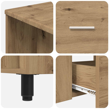 vidaXL Bathroom Vanity Unit Artisan Oak 80 x 35 x 60 cm