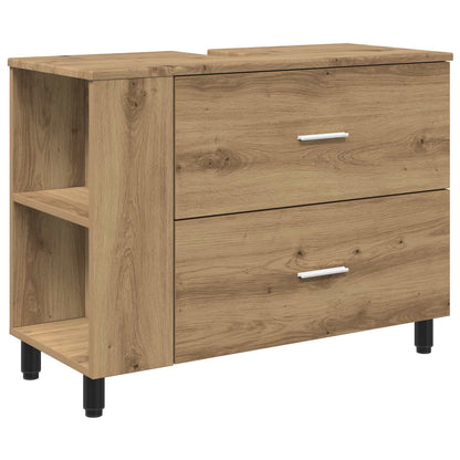 vidaXL Bathroom Vanity Unit Artisan Oak 80 x 35 x 60 cm