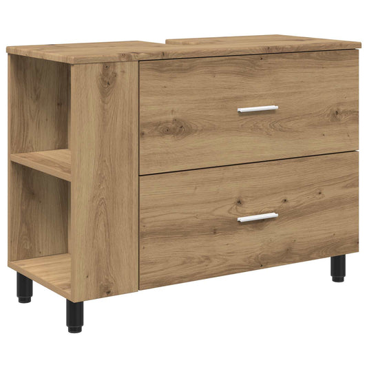 vidaXL Bathroom Vanity Unit Artisan Oak 80 x 35 x 60 cm