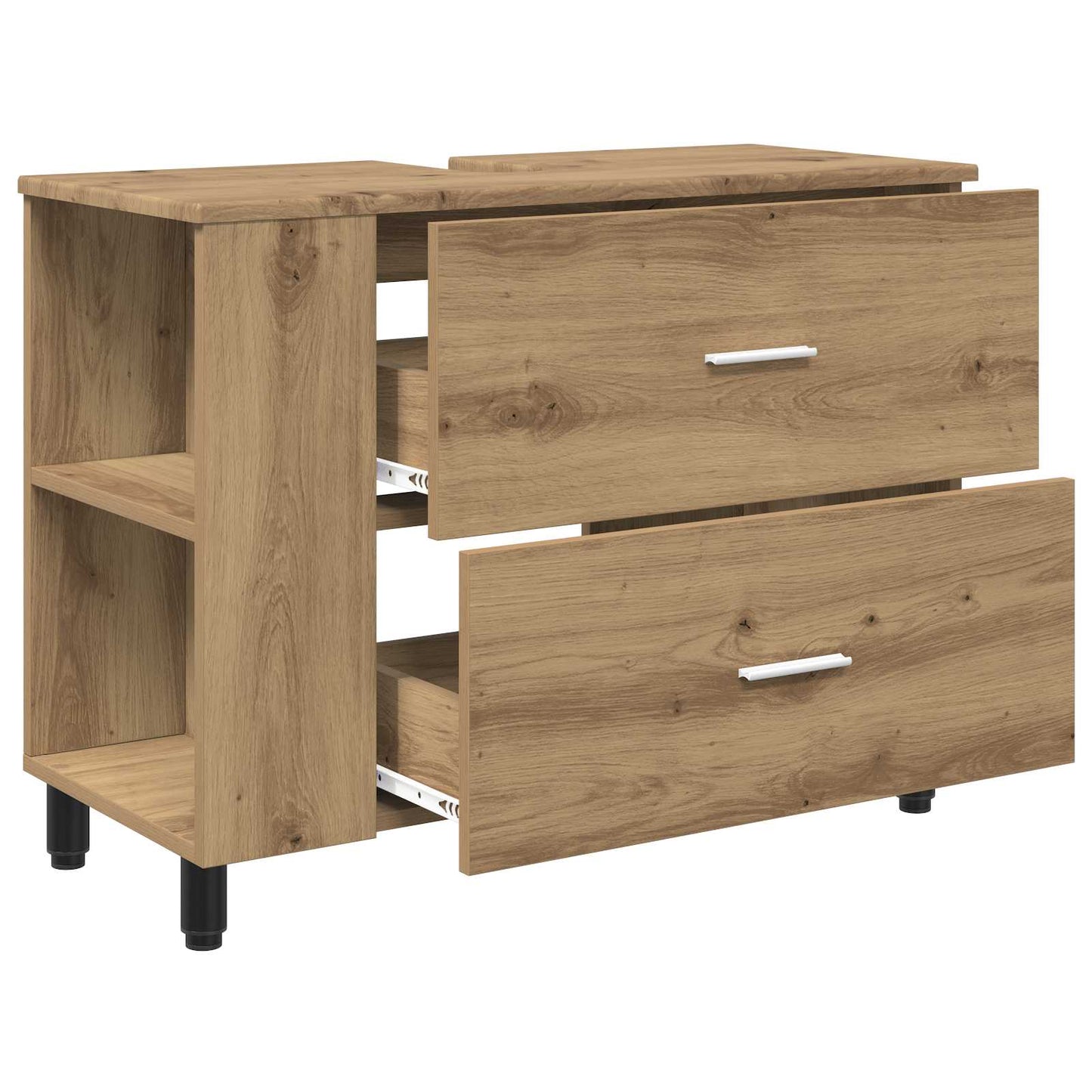 vidaXL Bathroom Vanity Unit Artisan Oak 80 x 35 x 60 cm
