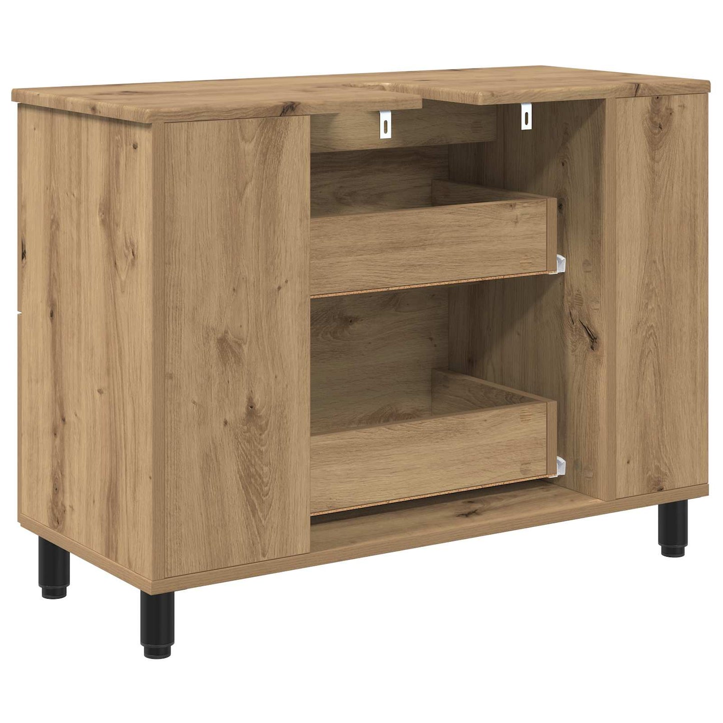 vidaXL Bathroom Vanity Unit Artisan Oak 80 x 35 x 60 cm