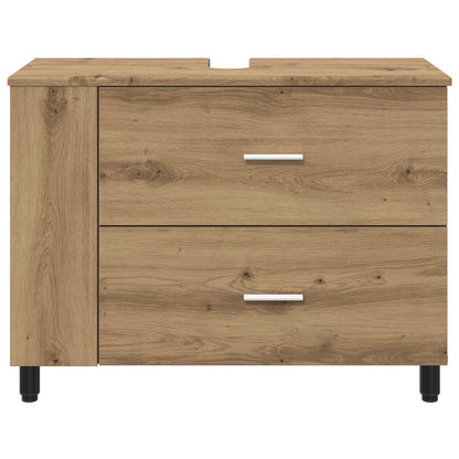 vidaXL Bathroom Vanity Unit Artisan Oak 80 x 35 x 60 cm