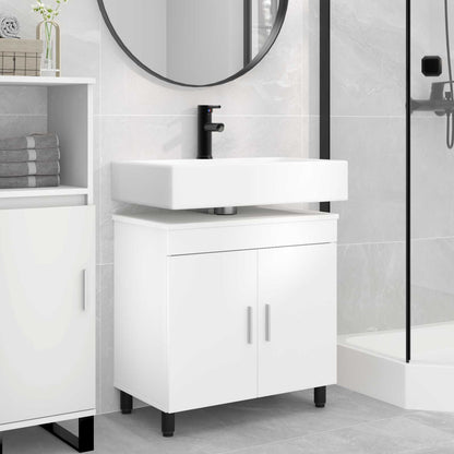 vidaXL Bathroom Vanity Unit White 60 x 35 x 60 cm Engineered Wood