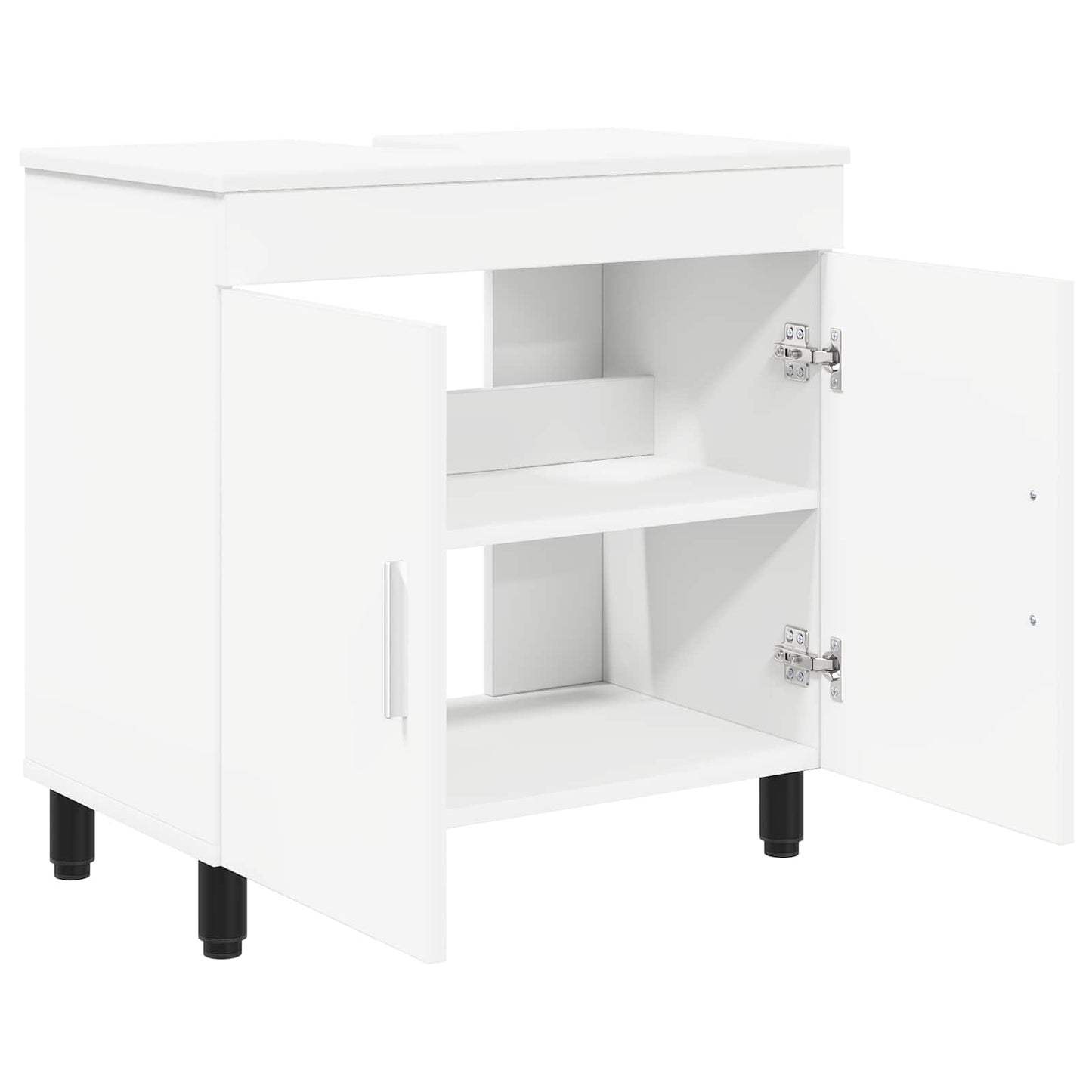 vidaXL Bathroom Vanity Unit White 60 x 35 x 60 cm Engineered Wood
