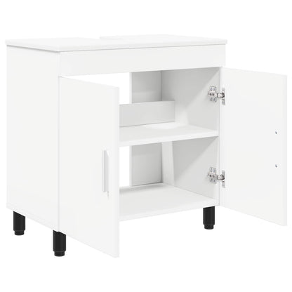 vidaXL Bathroom Vanity Unit White 60 x 35 x 60 cm Engineered Wood