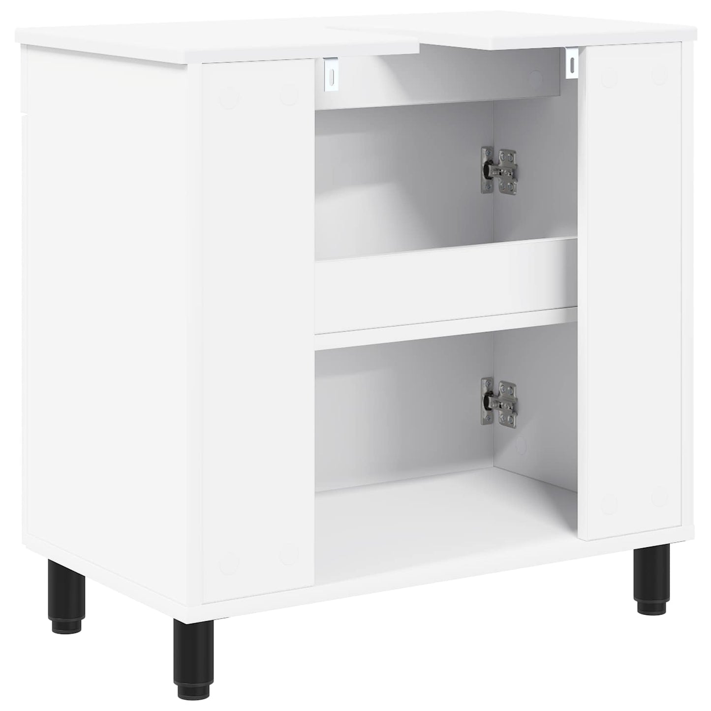 vidaXL Bathroom Vanity Unit White 60 x 35 x 60 cm Engineered Wood