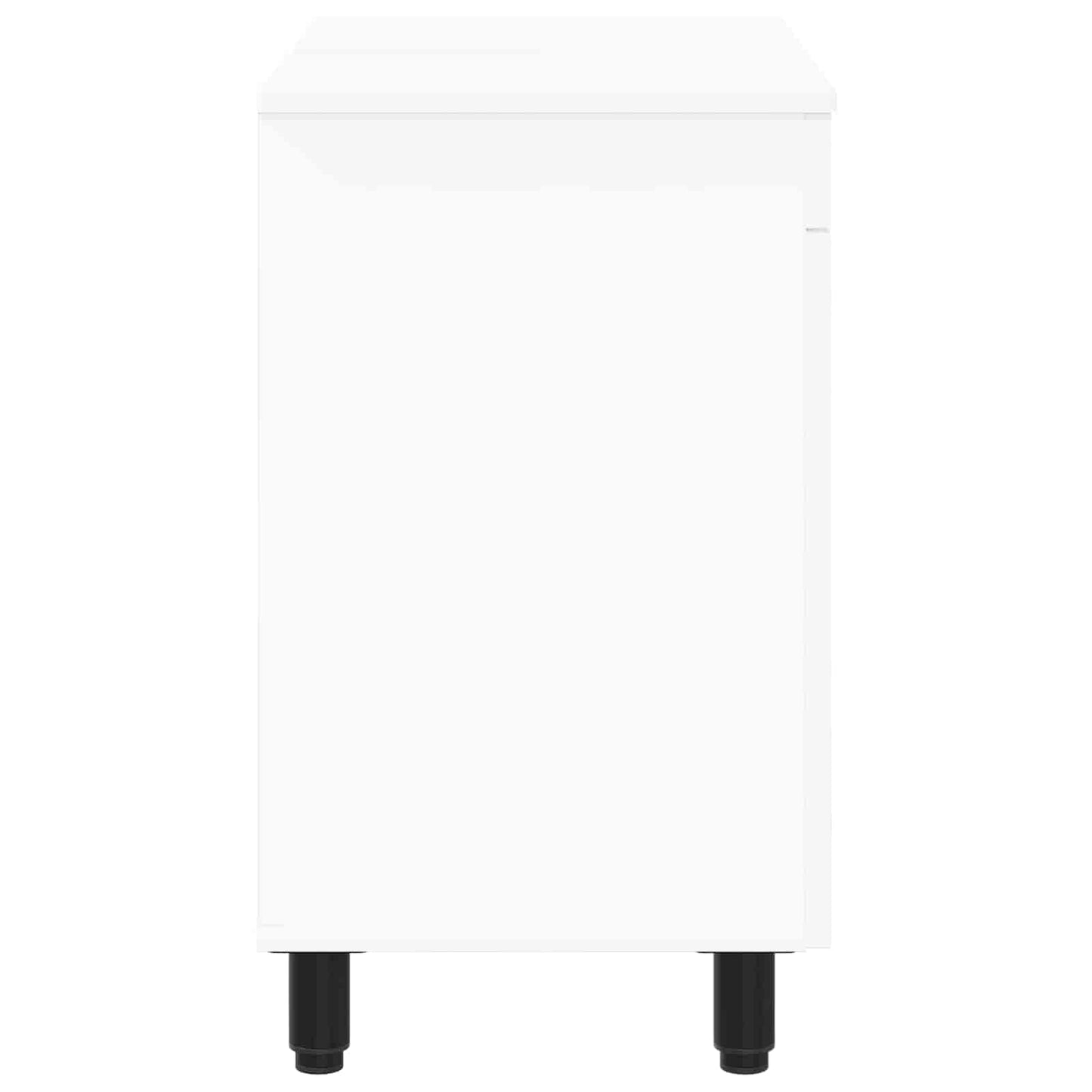 vidaXL Bathroom Vanity Unit White 60 x 35 x 60 cm Engineered Wood