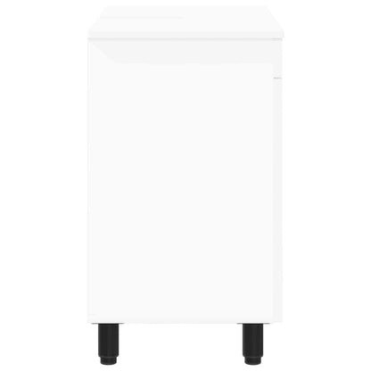 vidaXL Bathroom Vanity Unit White 60 x 35 x 60 cm Engineered Wood