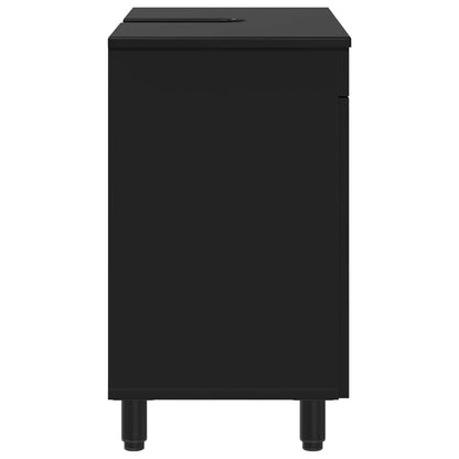 vidaXL Bathroom Vanity Unit Black 60 x 35 x 60 cm Engineered Wood