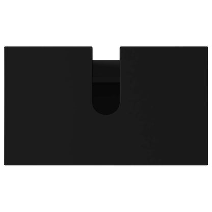 vidaXL Bathroom Vanity Unit Black 60 x 35 x 60 cm Engineered Wood
