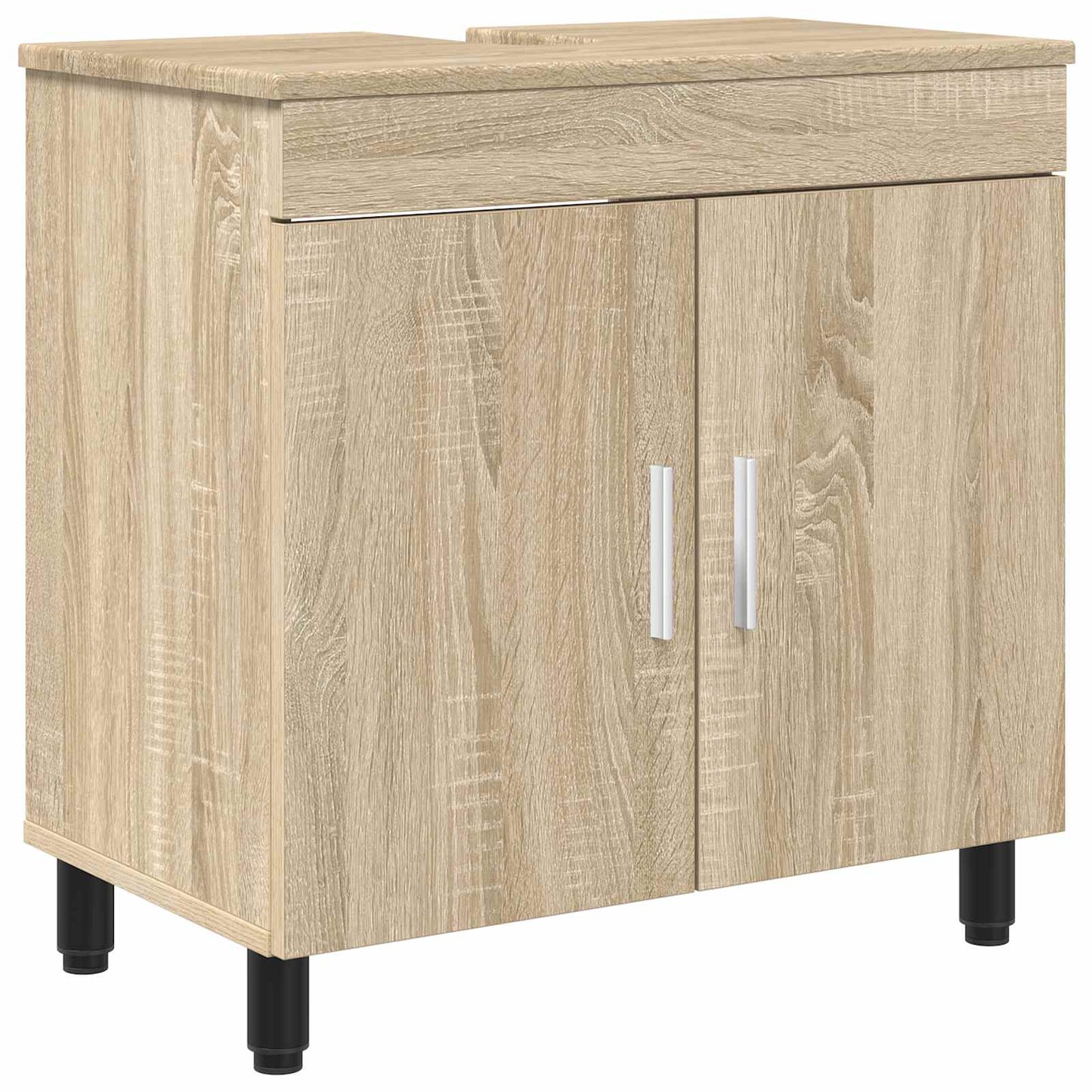 vidaXL Bathroom Vanity Unit Sonoma Oak 60 x 35 x 60 cm Engineered Wood