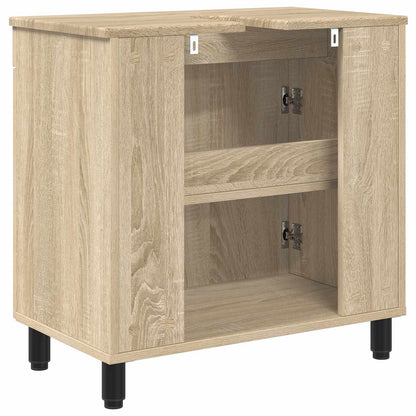 vidaXL Bathroom Vanity Unit Sonoma Oak 60 x 35 x 60 cm Engineered Wood