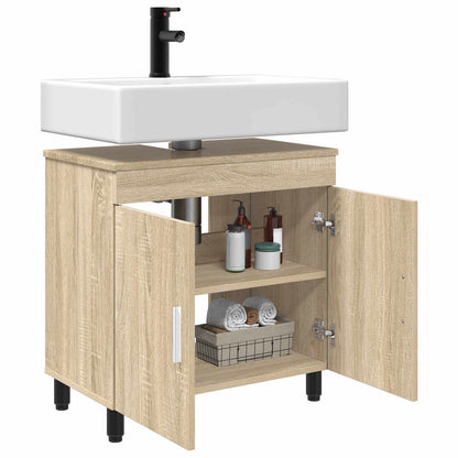 vidaXL Bathroom Vanity Unit Sonoma Oak 60 x 35 x 60 cm Engineered Wood
