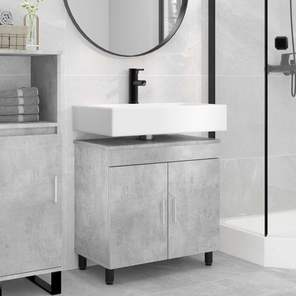 vidaXL Bathroom Vanity Unit Concrete Grey 60 x 35 x 60 cm