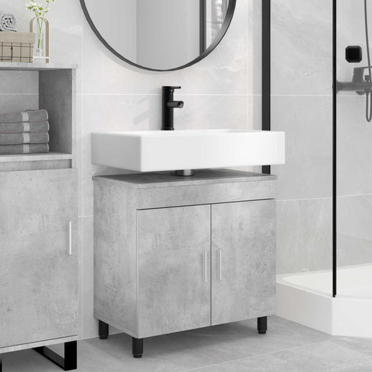 vidaXL Bathroom Vanity Unit Concrete Grey 60 x 35 x 60 cm