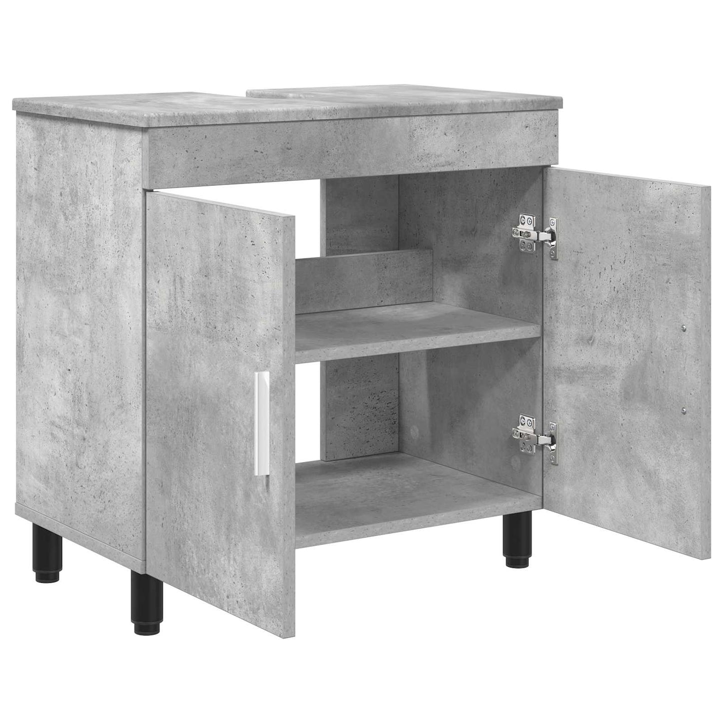 vidaXL Bathroom Vanity Unit Concrete Grey 60 x 35 x 60 cm