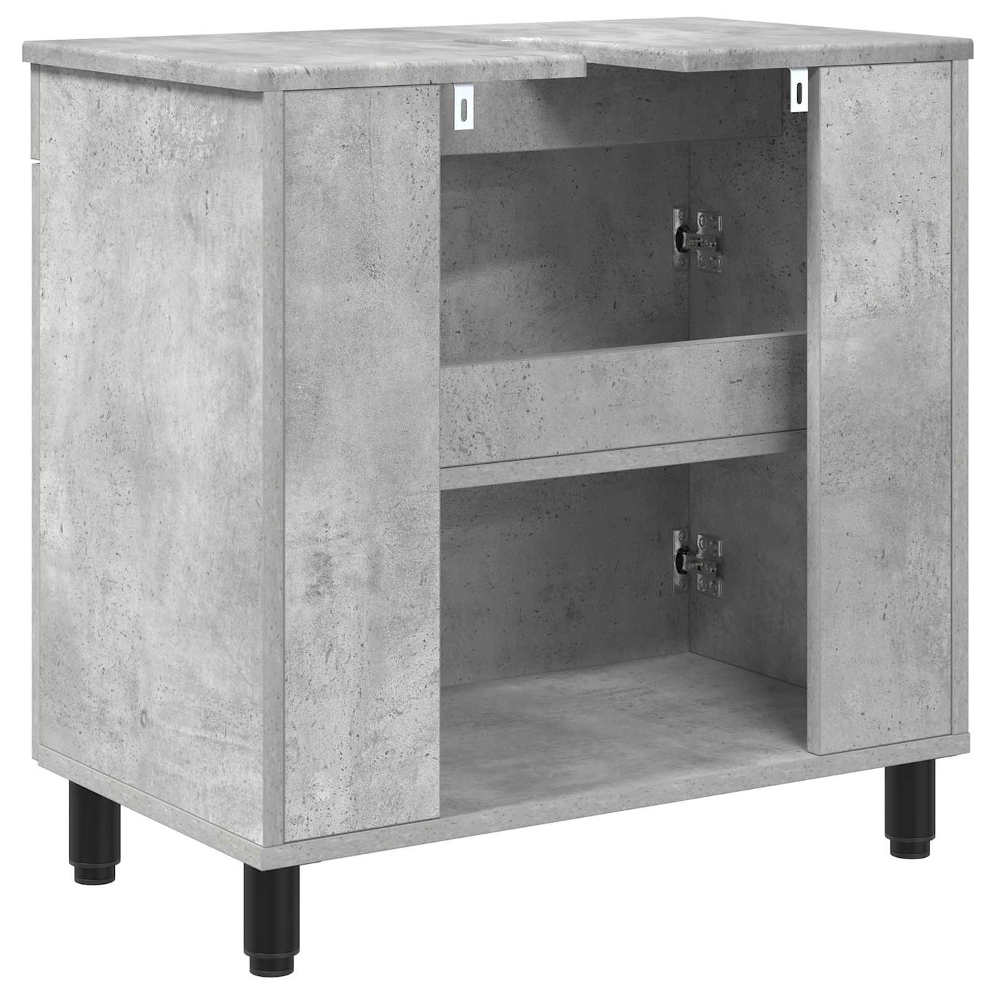 vidaXL Bathroom Vanity Unit Concrete Grey 60 x 35 x 60 cm