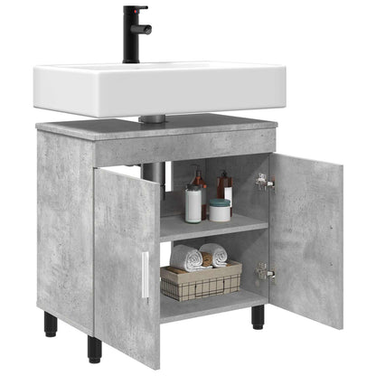 vidaXL Bathroom Vanity Unit Concrete Grey 60 x 35 x 60 cm
