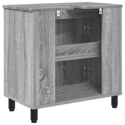 vidaXL Bathroom Vanity Unit Grey Sonoma 60 x 35 x 60 cm