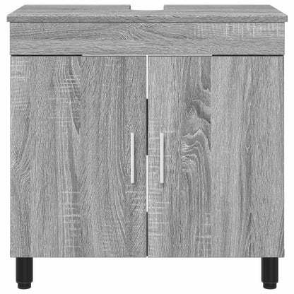 vidaXL Bathroom Vanity Unit Grey Sonoma 60 x 35 x 60 cm