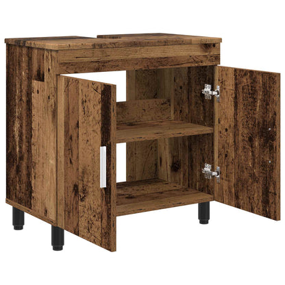 vidaXL Bathroom Vanity Unit Old Wood 60 x 35 x 60 cm Engineered Wood
