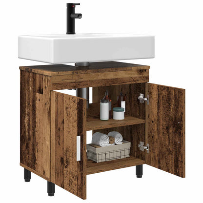 vidaXL Bathroom Vanity Unit Old Wood 60 x 35 x 60 cm Engineered Wood