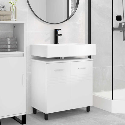 vidaXL Bathroom Vanity Unit White 60 x 35 x 60 cm Engineered Wood