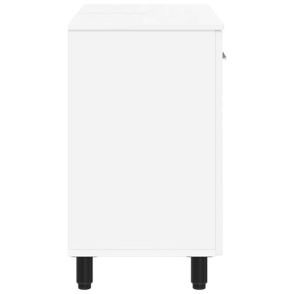 vidaXL Bathroom Vanity Unit White 60 x 35 x 60 cm Engineered Wood